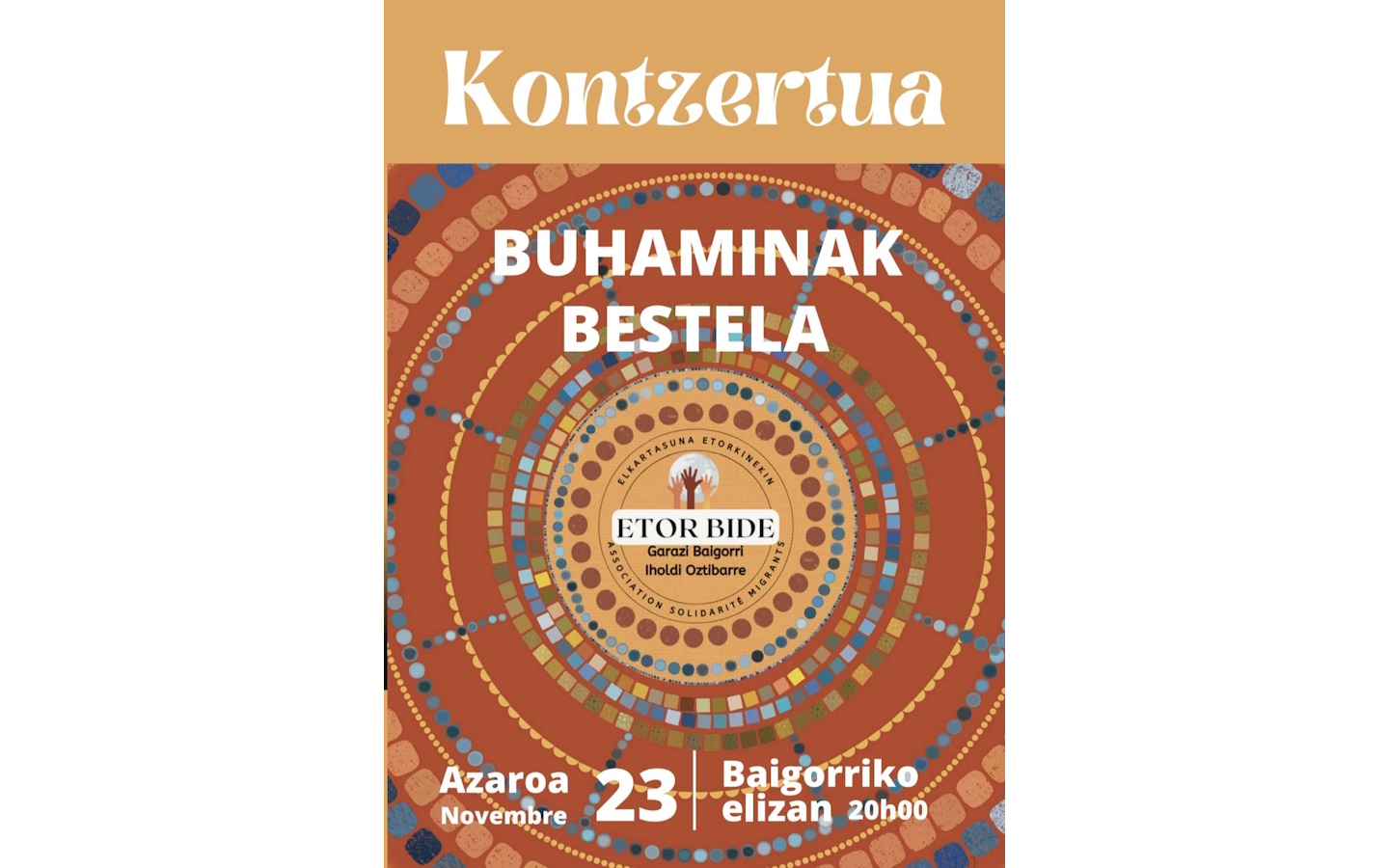 Concert chants basques : Buhaminak et Bestela