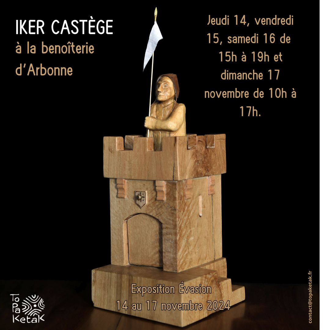 Exposition Evasion Sculptures sur bois