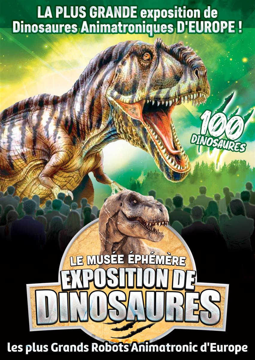 Le musée éphémère - Expositon de Dinosaures