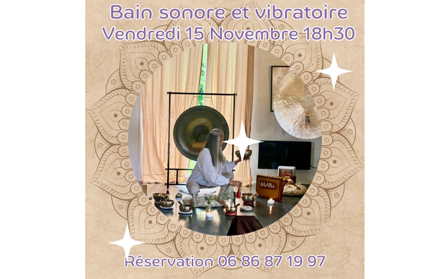 Escale 64 : Bain sonore et vibratoire