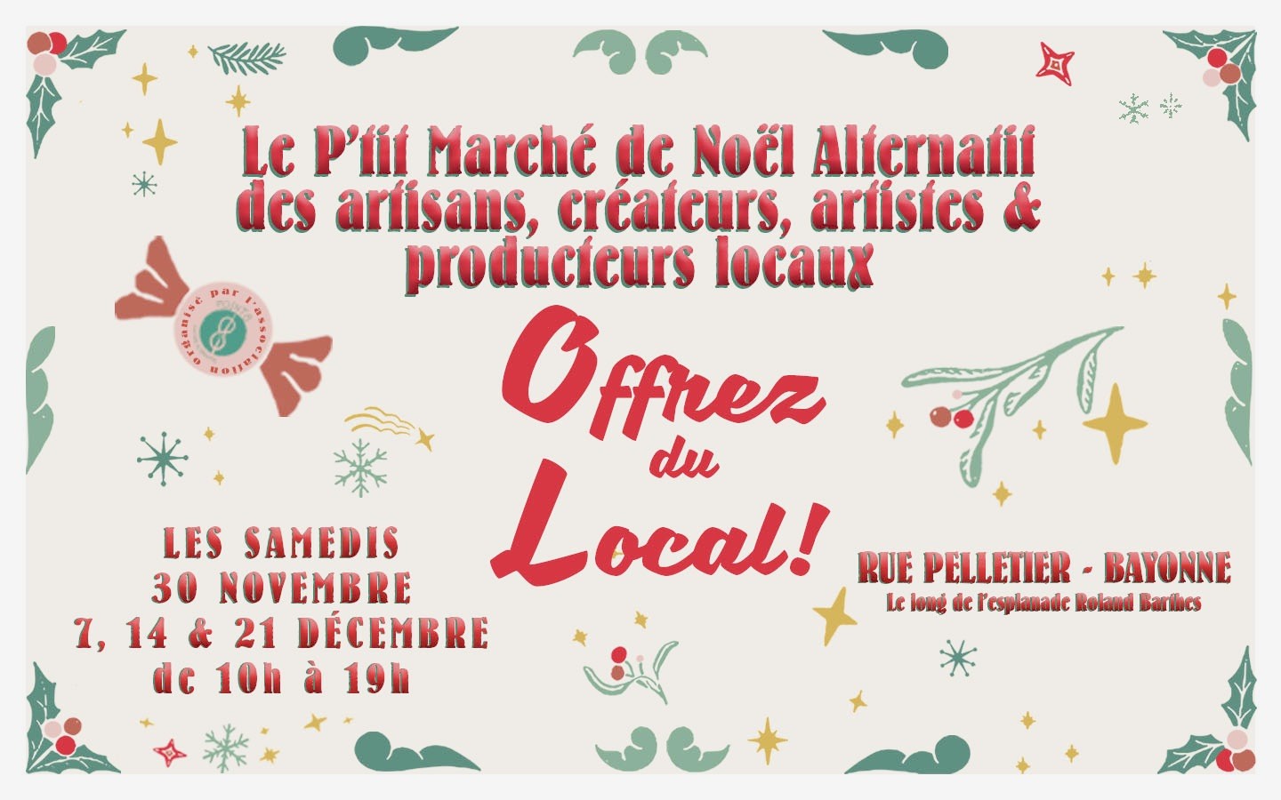 Le p'tit marché de Noël alternatif des artisan ...