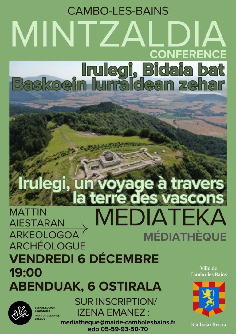 Conférence : « Irulegi, un voyage à travers la ...