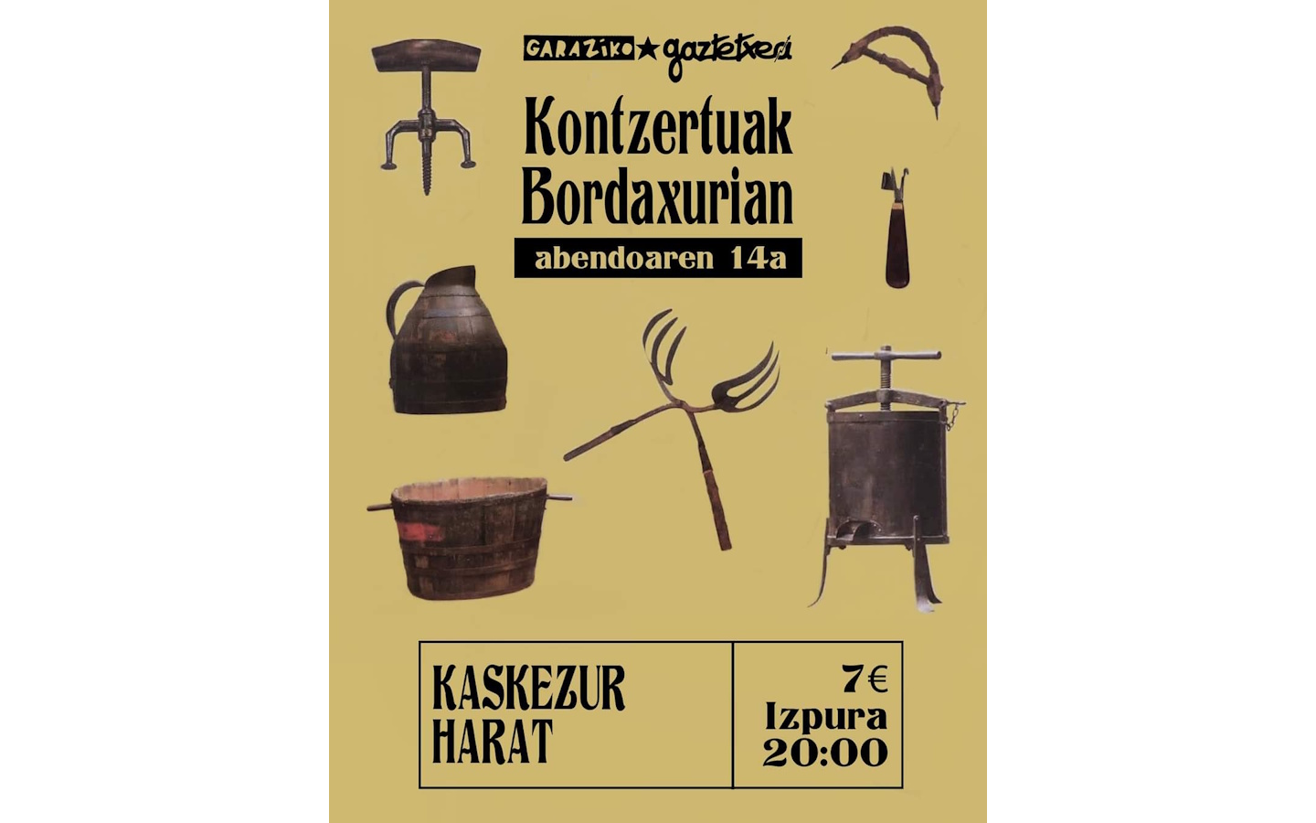 Concerts-kontzertuak : Kazkezur et Harat