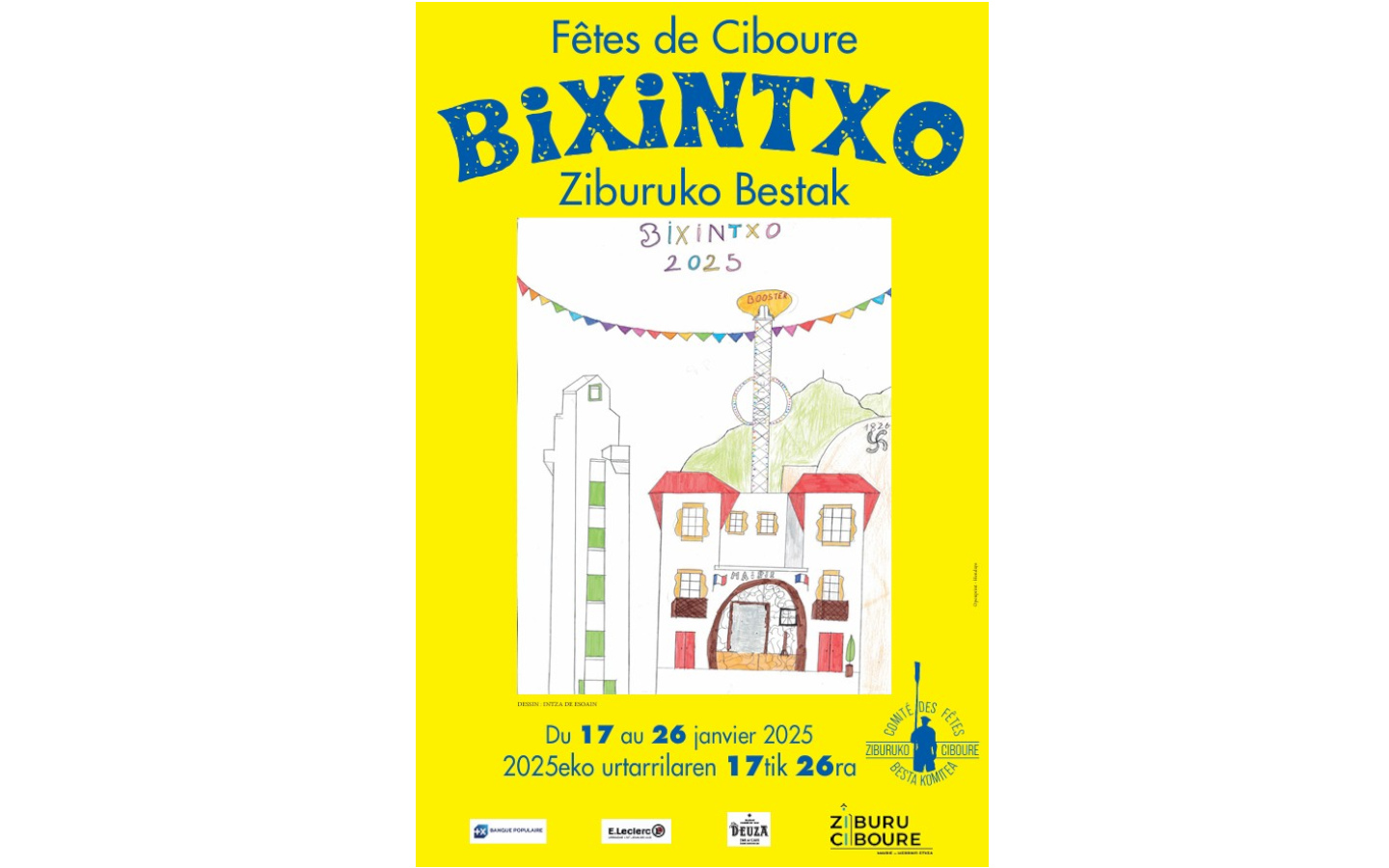 Bixintxo : concours de boudin, fandango...