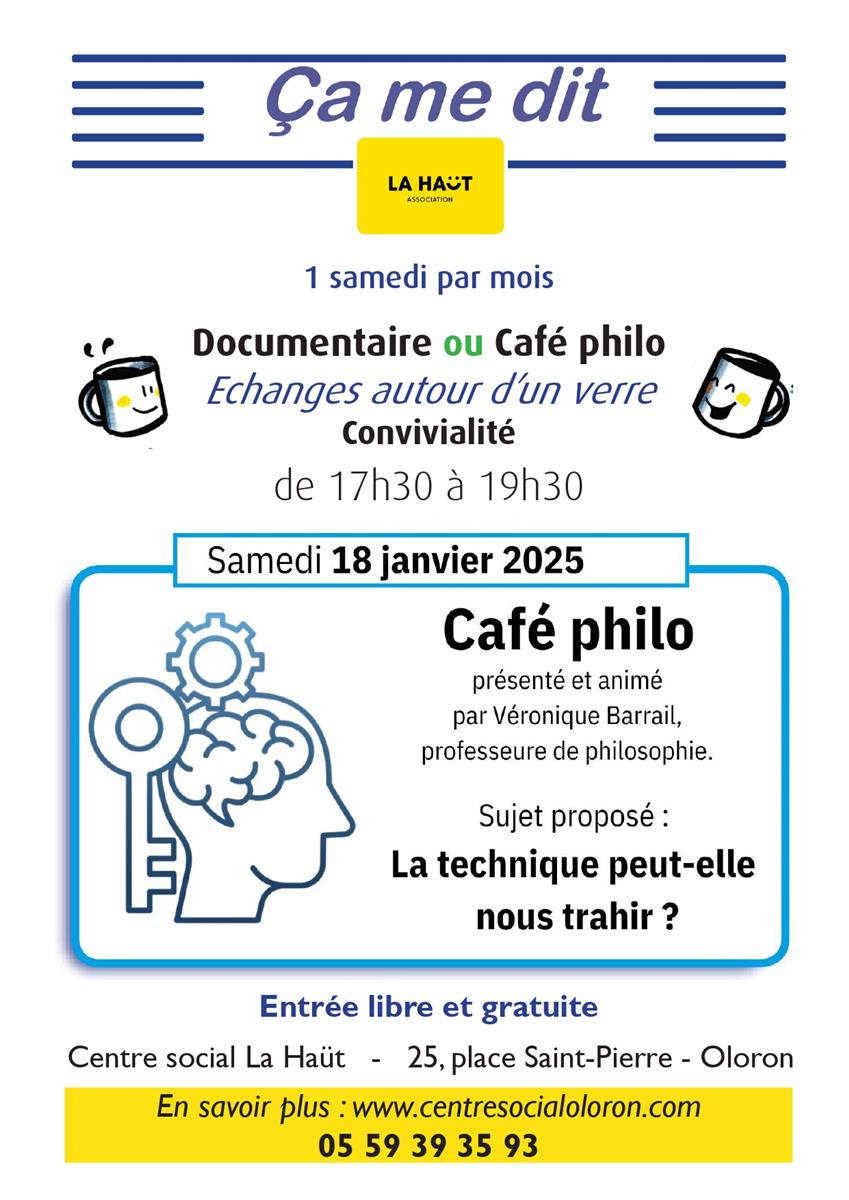 Café-philo "La technique peut-elle nous trahir ?"