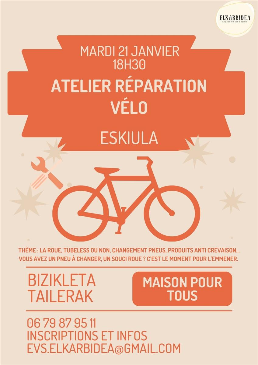 Atelier réparation vélo