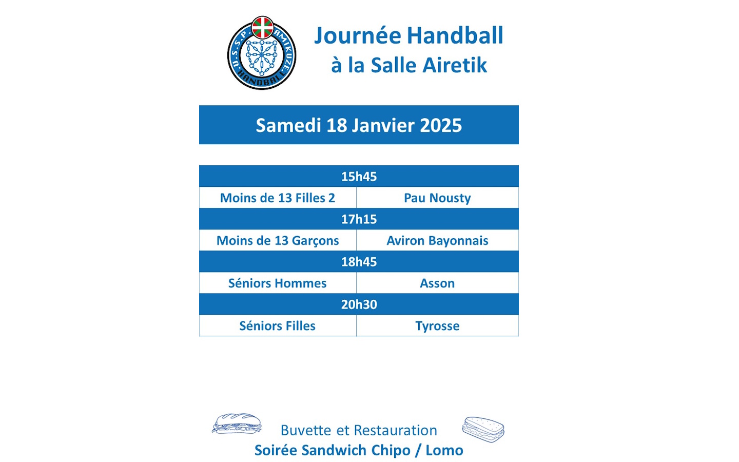 Journée handball