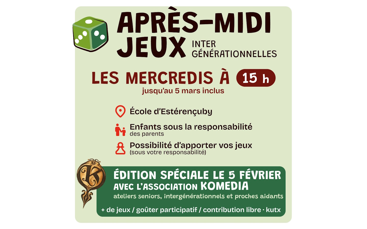 Après-midi jeux intergénérationnelles avec l'a ...