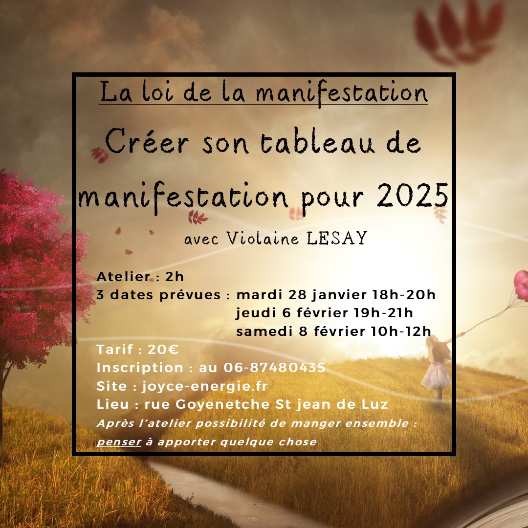 Atelier : la loi de la manifestation pour 2025