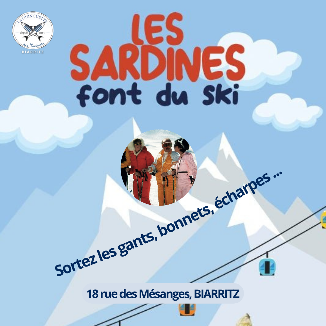 LES SARDINES FONT DU SKI !!!