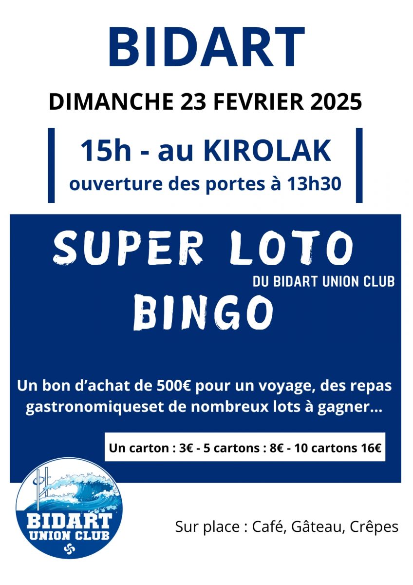 📢 SUPER LOTO DU BUC 🎉