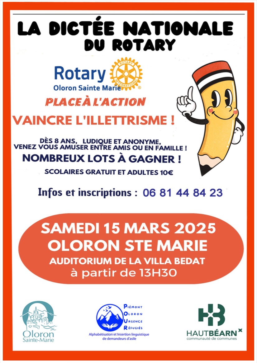 La dictée nationale du Rotary