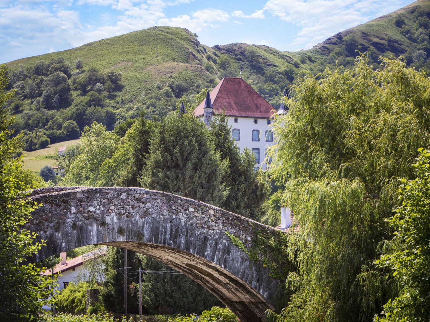 Visite du bourg de Baigorri par l'animateur de ...