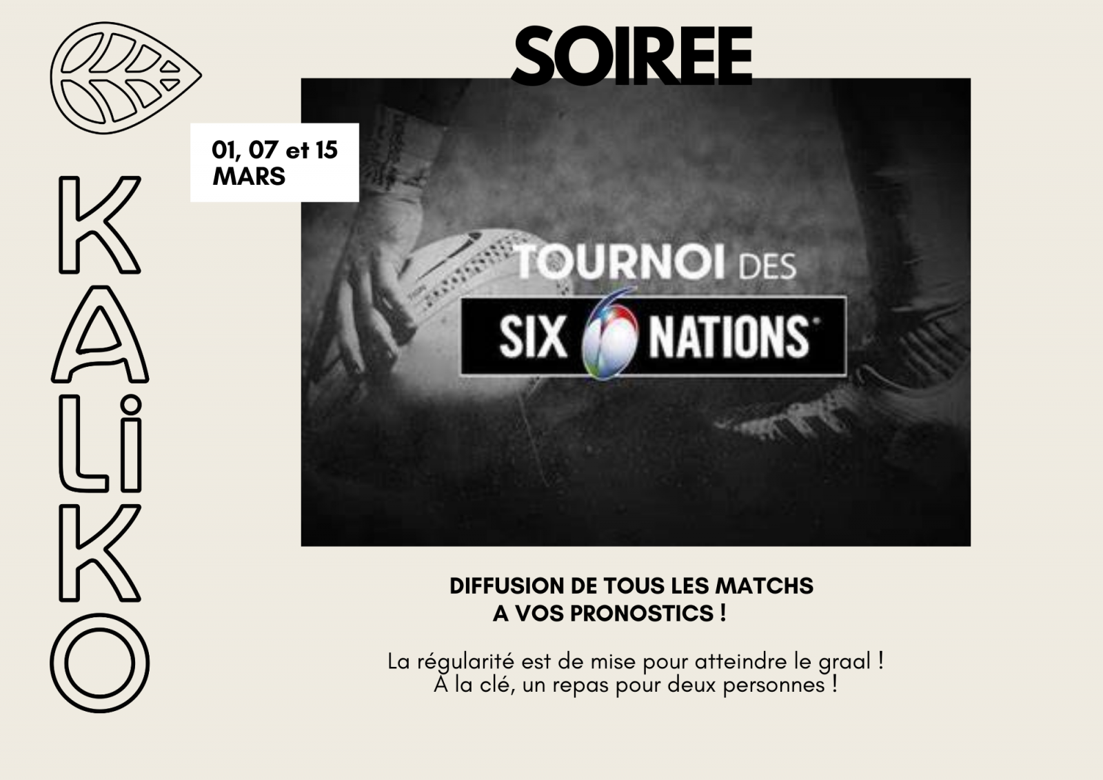 TOURNOI DES 6 NATIONS - DIFFUSION DE TOUS LES  ...