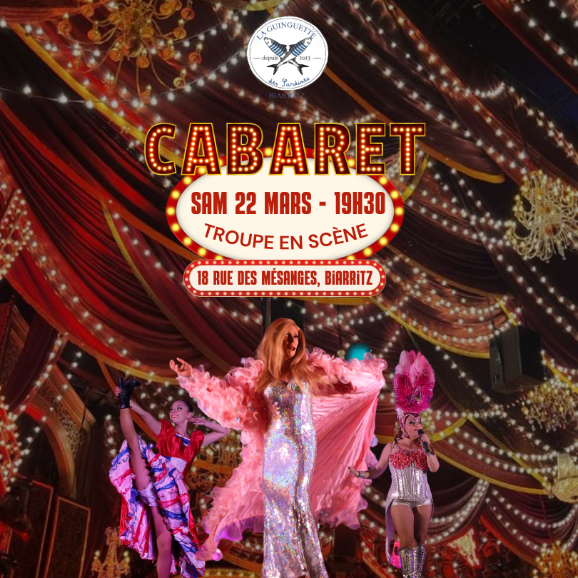 Spectacle Cabaret Transformiste - TROUP EN SCÈNE