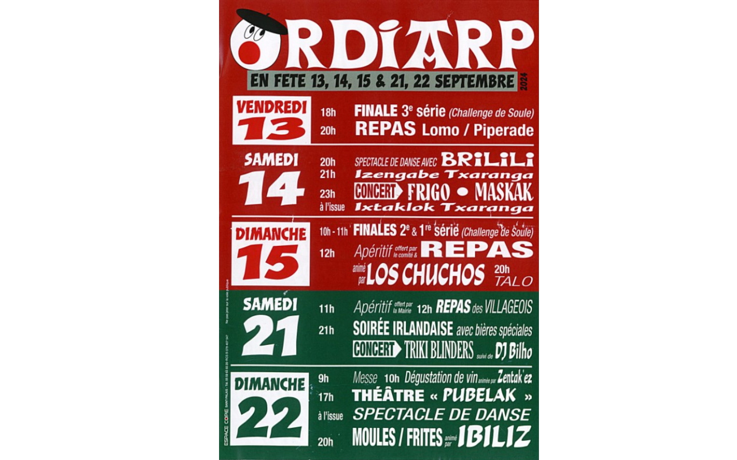 Fêtes d'Ordiarp