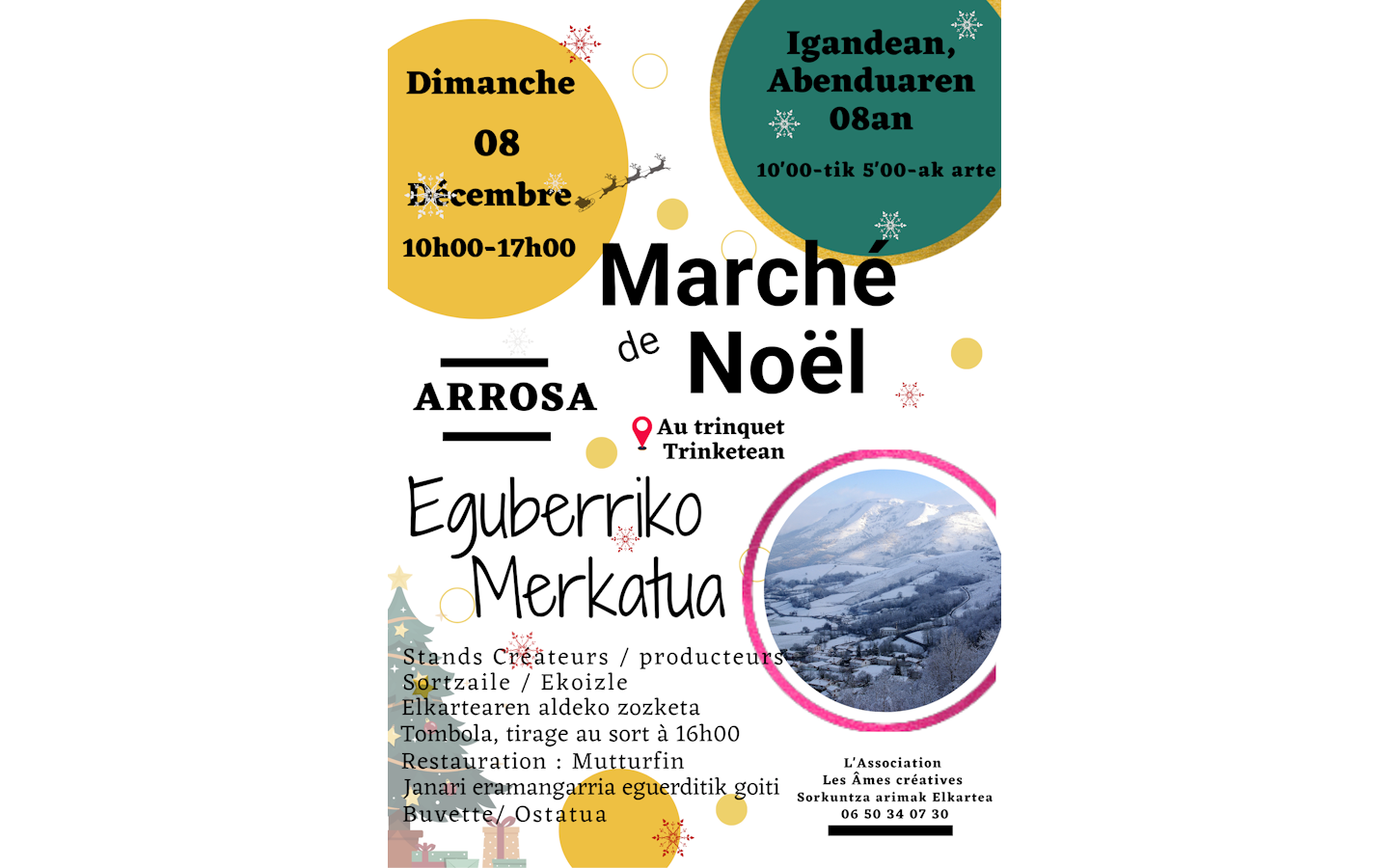 Marché de Noël : Eguberriko merkatua