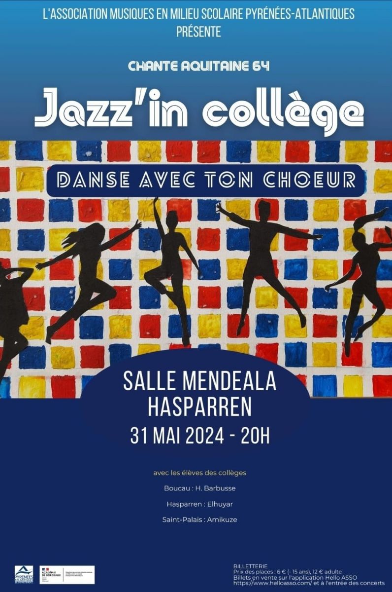 Jazz'in Collège 2024 "Danse avec ton choeur"