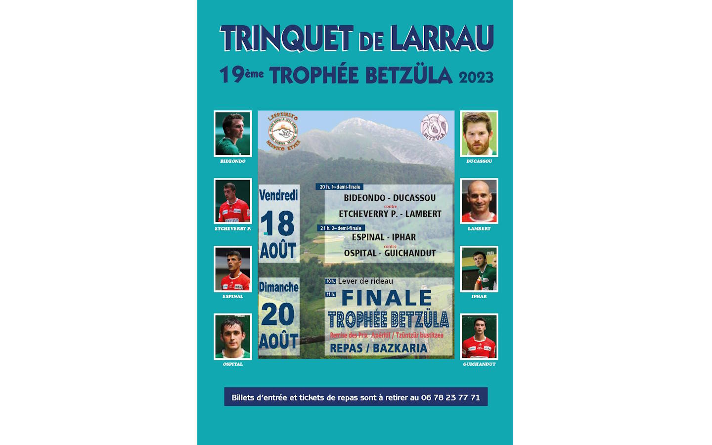 Pelote Trophée Betzüla - demi finale