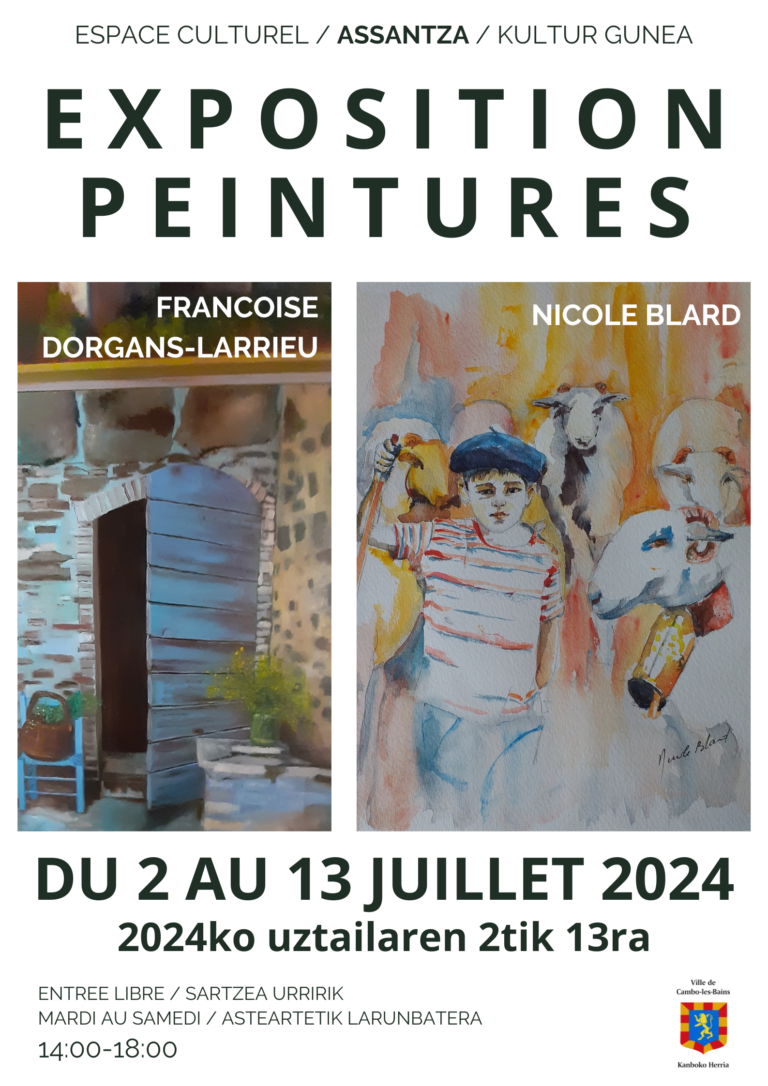 Exposition peintures de Françoise Dorgans-Larr ...