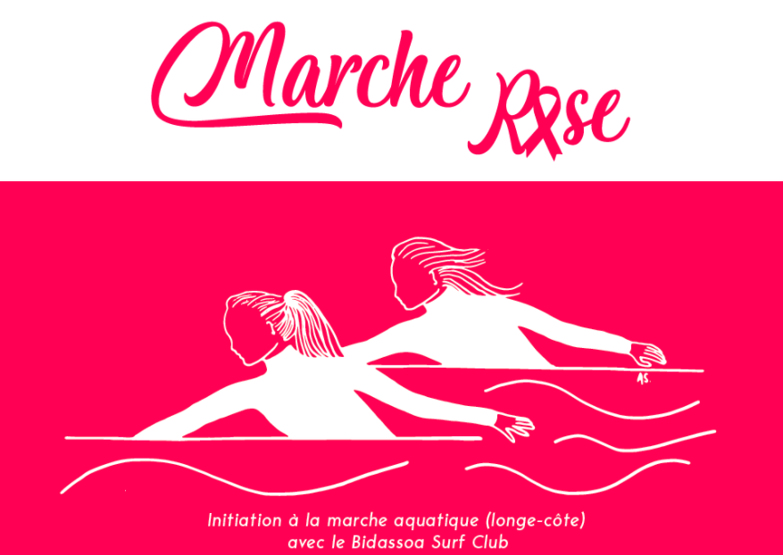 Octobre Rose 2024 - « Marche Rose » de longe-côte