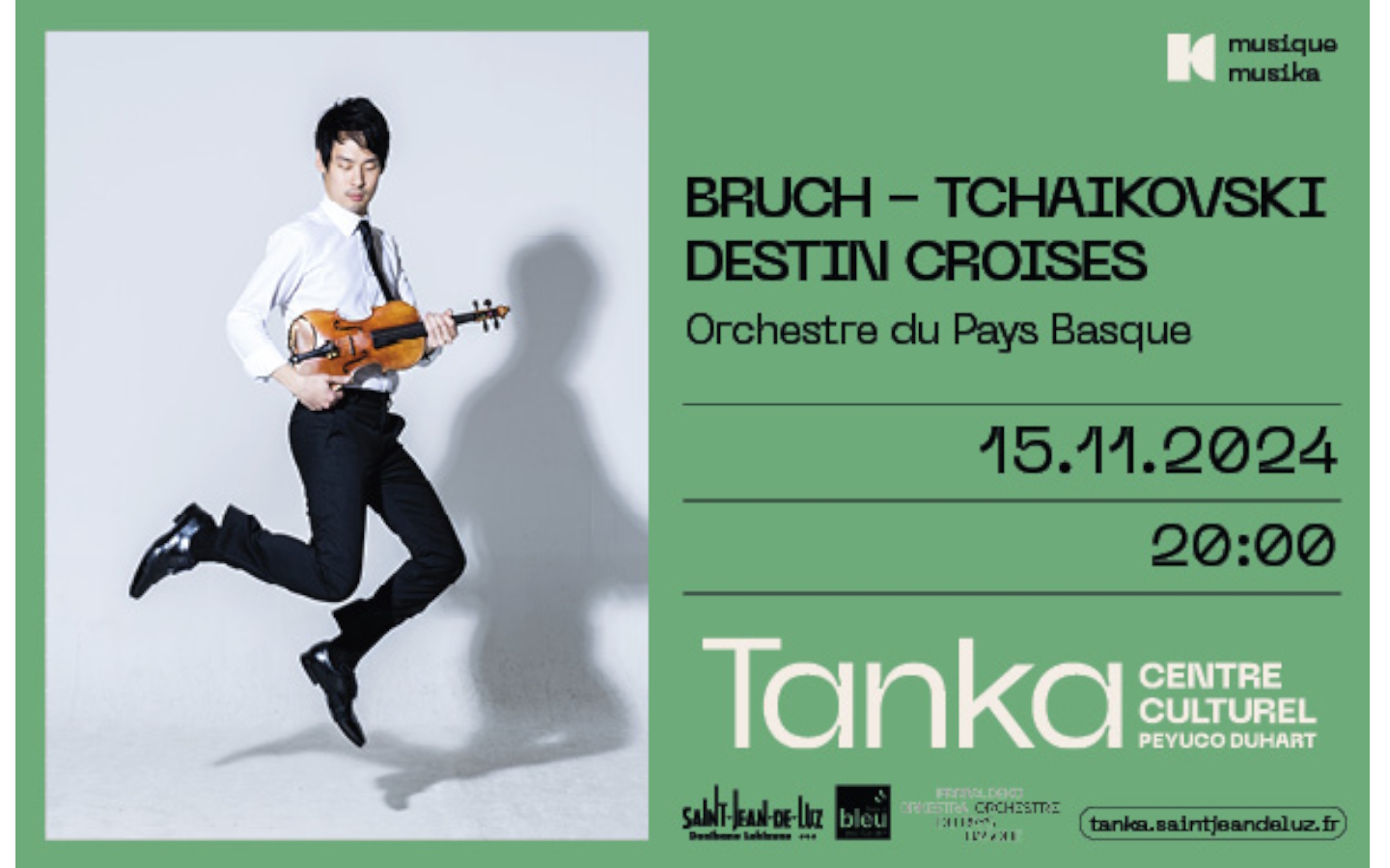 Spectacle "Bruch - Tchaikovski - Destins crois ...