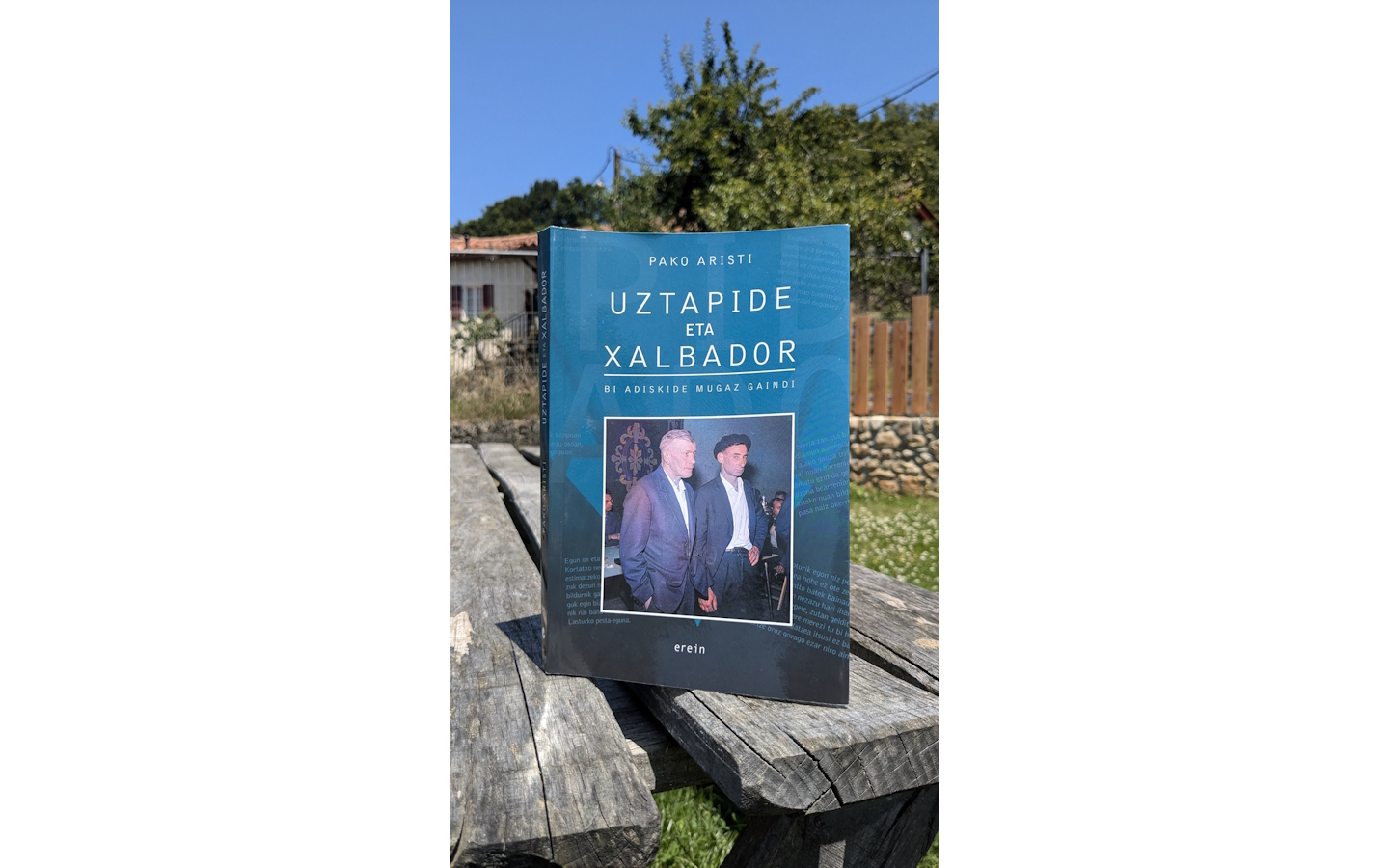 Présentation en basque du livre : Uztapide eta ...