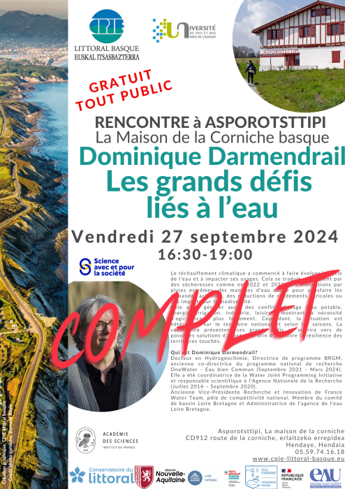 COMPLET - Rencontre avec Dominique Darmendrail