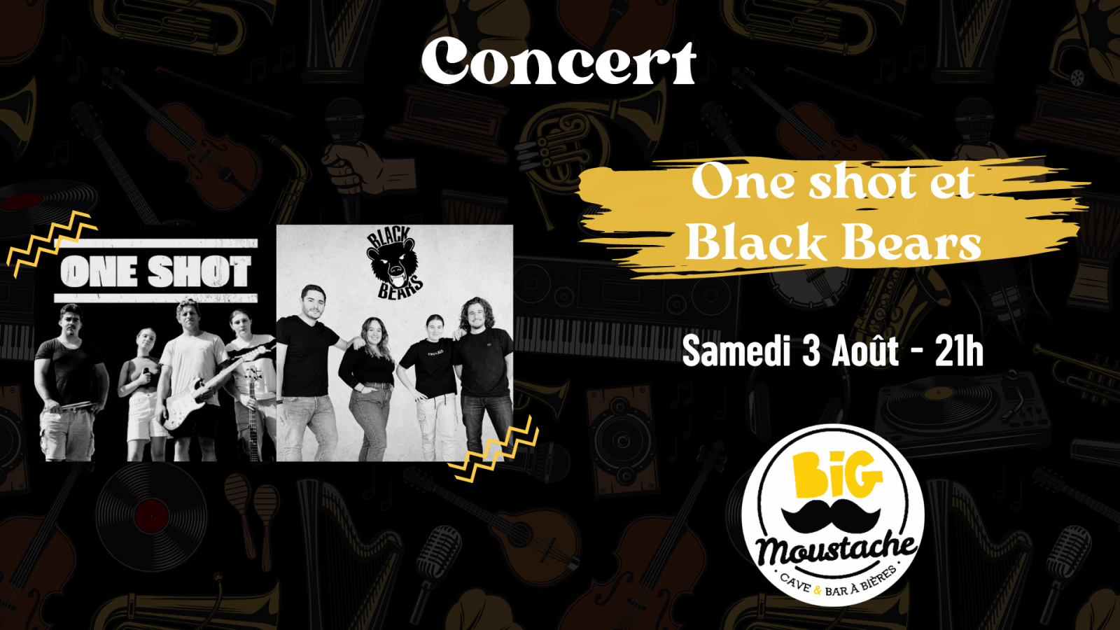 Concert de Rock au Big Moustache