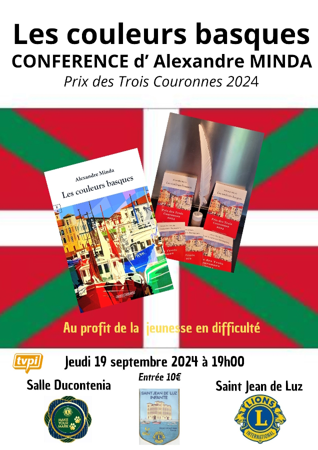 Conférence "Les couleurs basques" d'Alexandre  ...