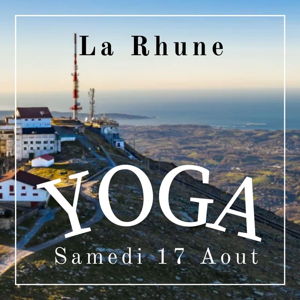 Yoga à la Rhune