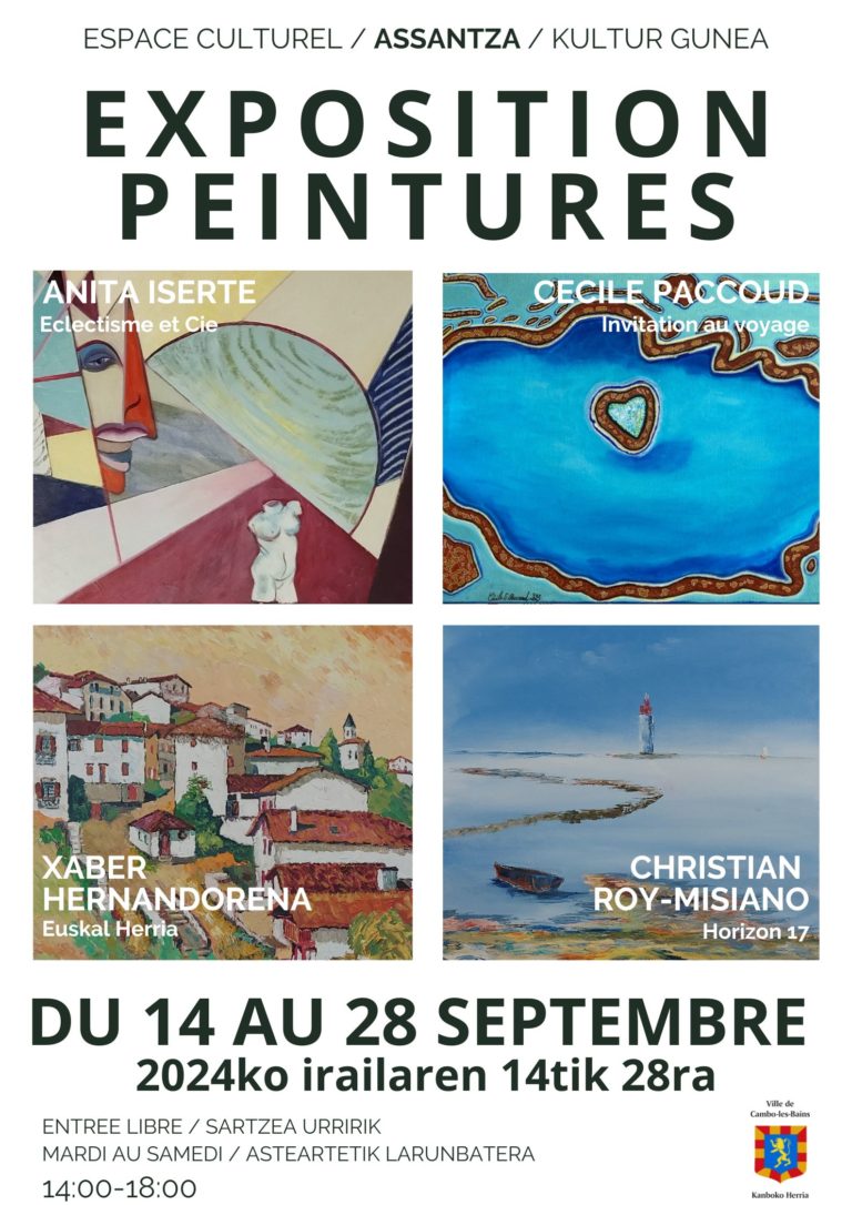 Exposition des peintures de Iserte, Paccoud, H ...