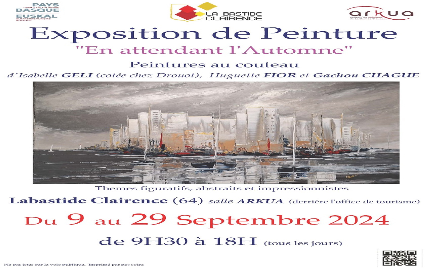 Exposition de peinture " En attendant l'automne "