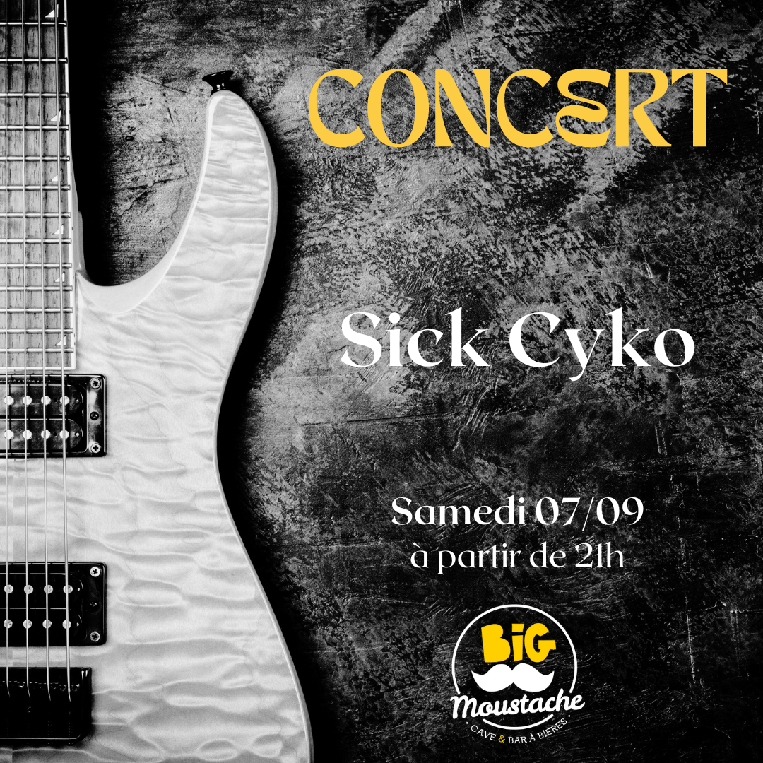 Concert de Sisk Cyko au Big Moustache