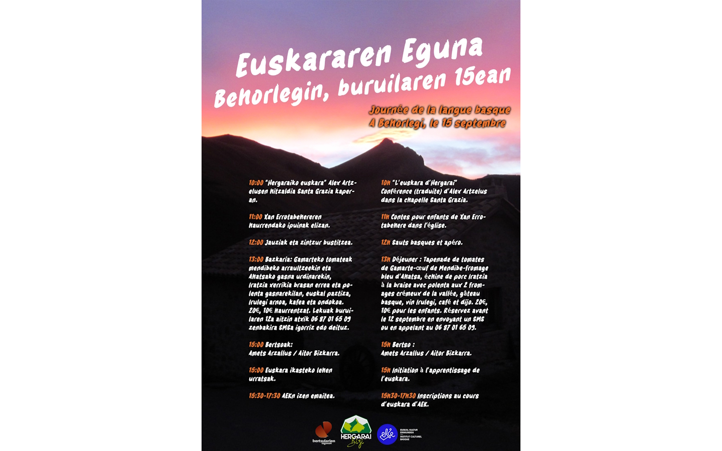 Euskararen eguna : journée de la langue basque