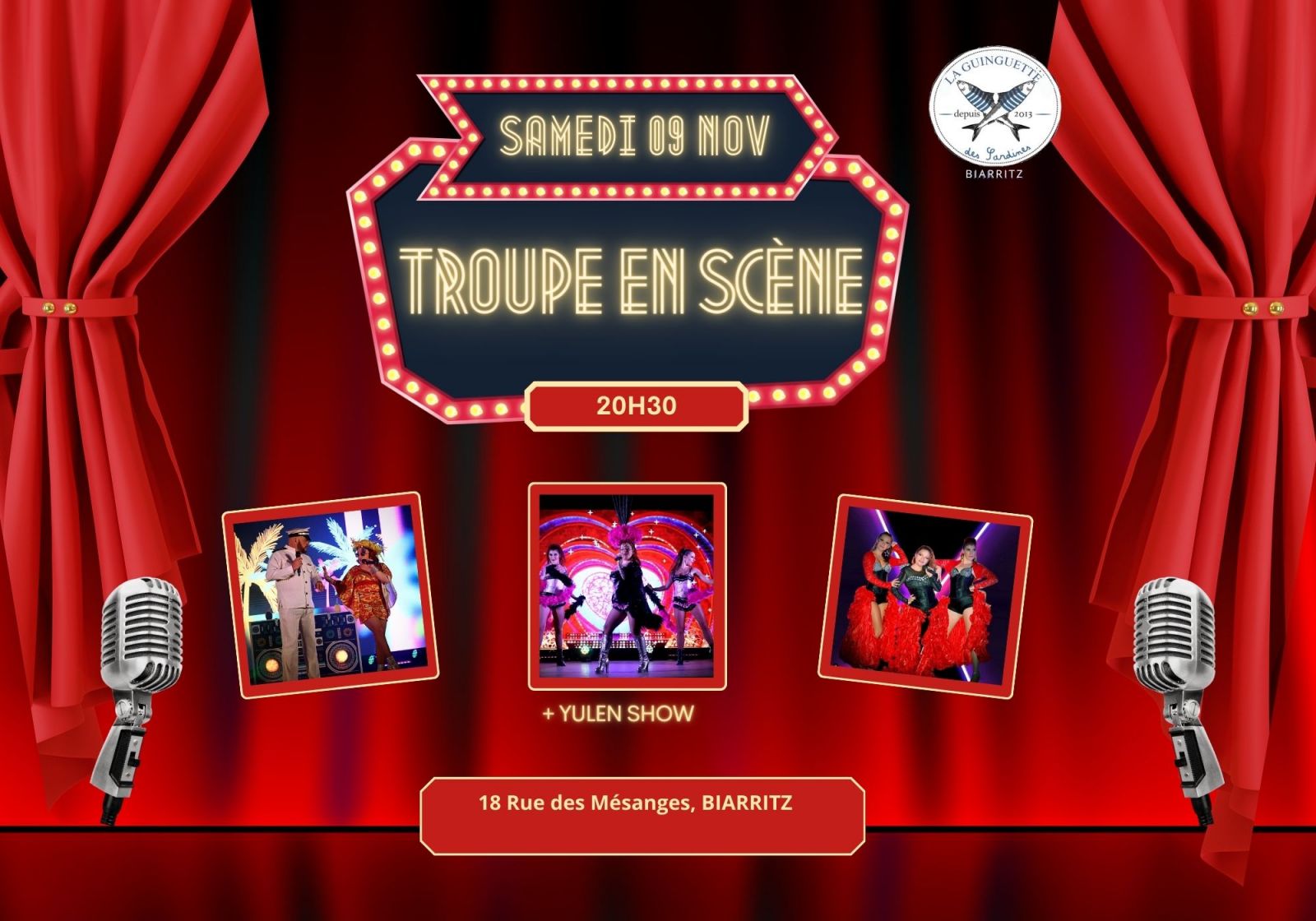 TROUPE EN SCÈNE - CABARET