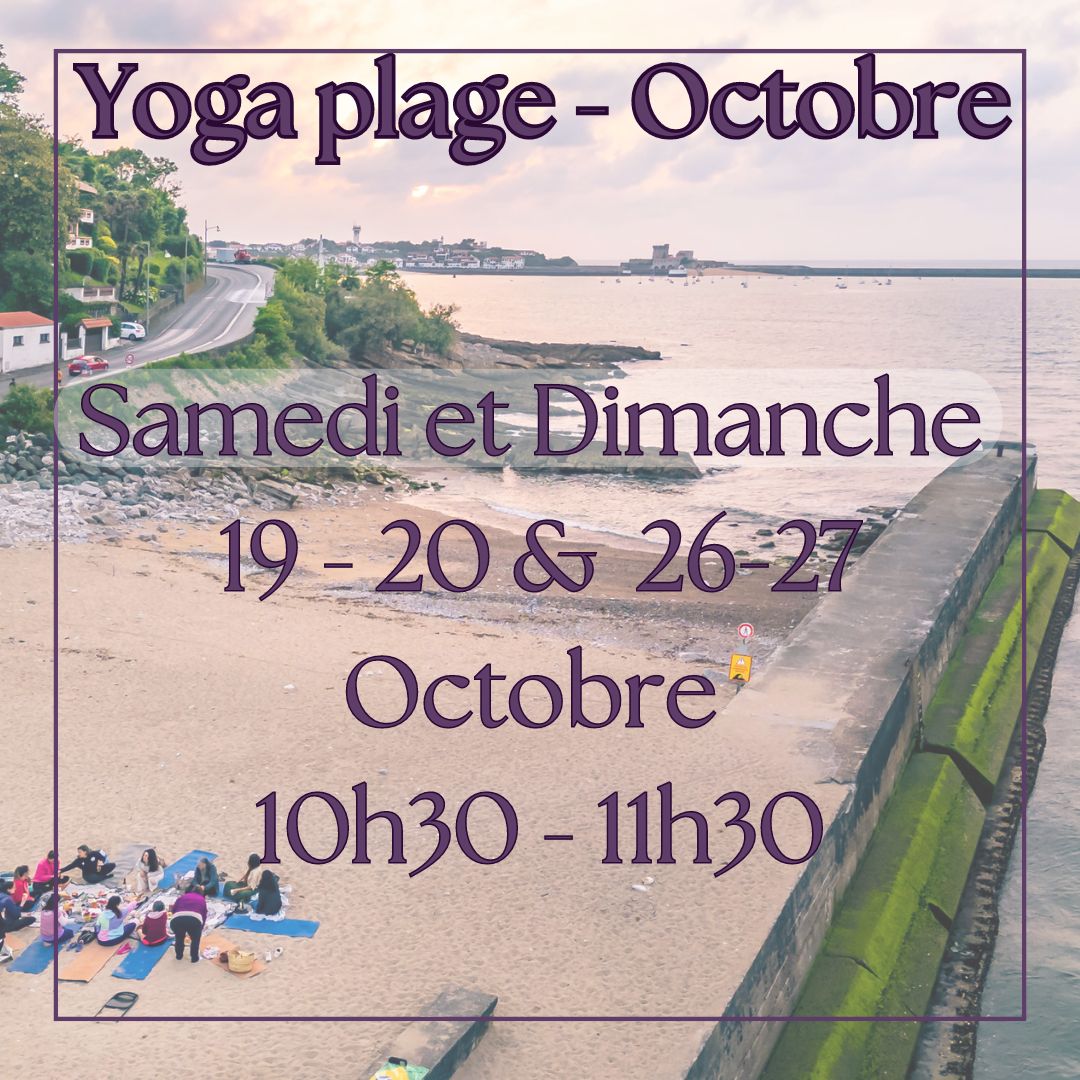 Yoga sur la plage