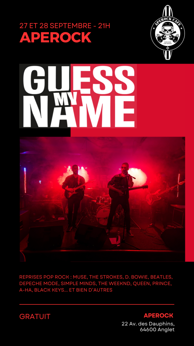 Guess My Name (Pop/Rock) à l'Aperock