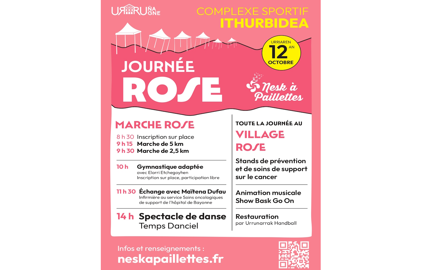 Journée rose : marche rose, danse