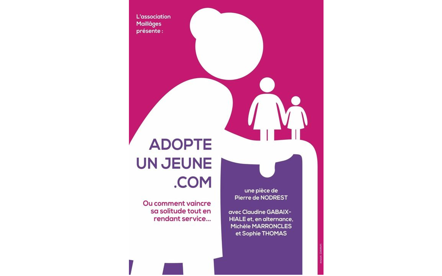 Théâtre : Adopte un jeune.com