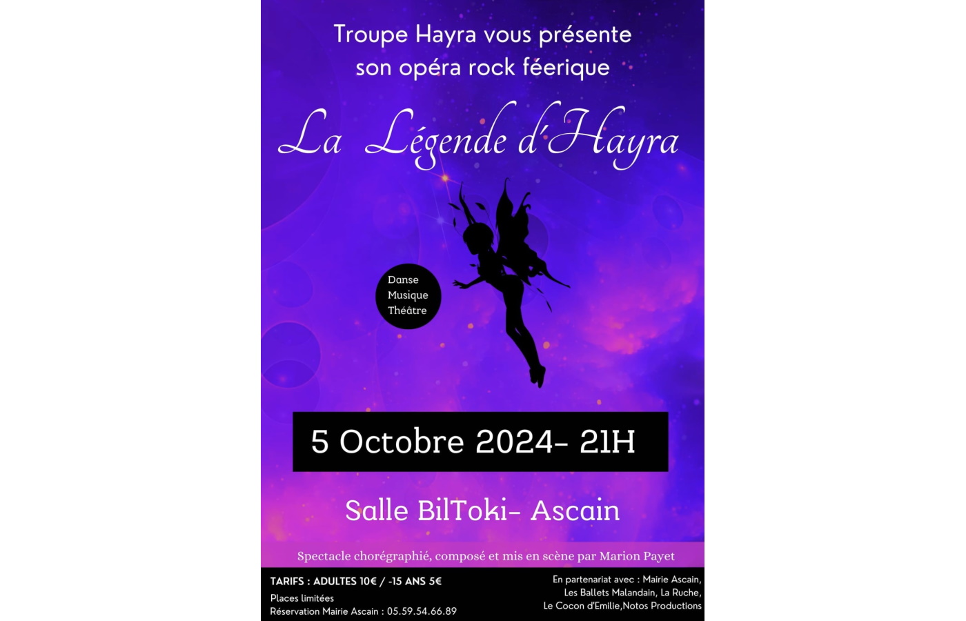 Spectacle : "la légende d'Hayra"