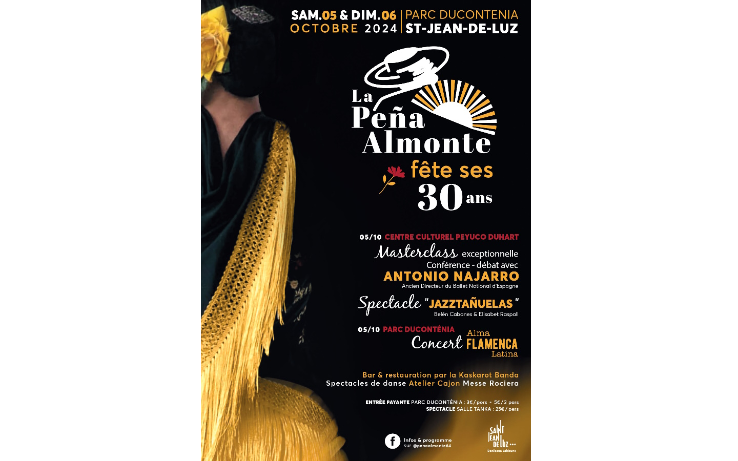 La Peña Almonte fête ses 30 ans : Spectacle "J ...