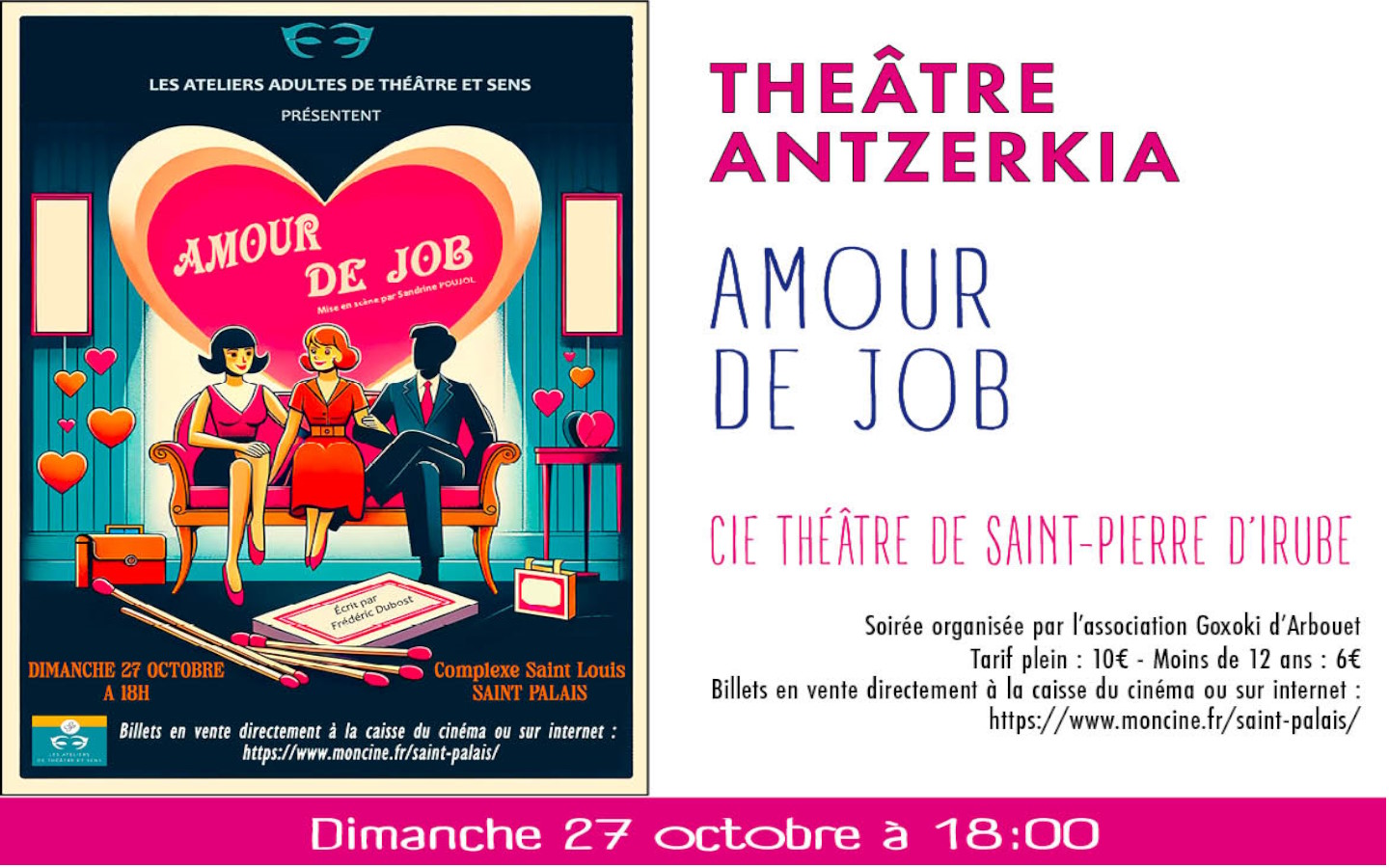 Pièce de théâtre "Amour de job"