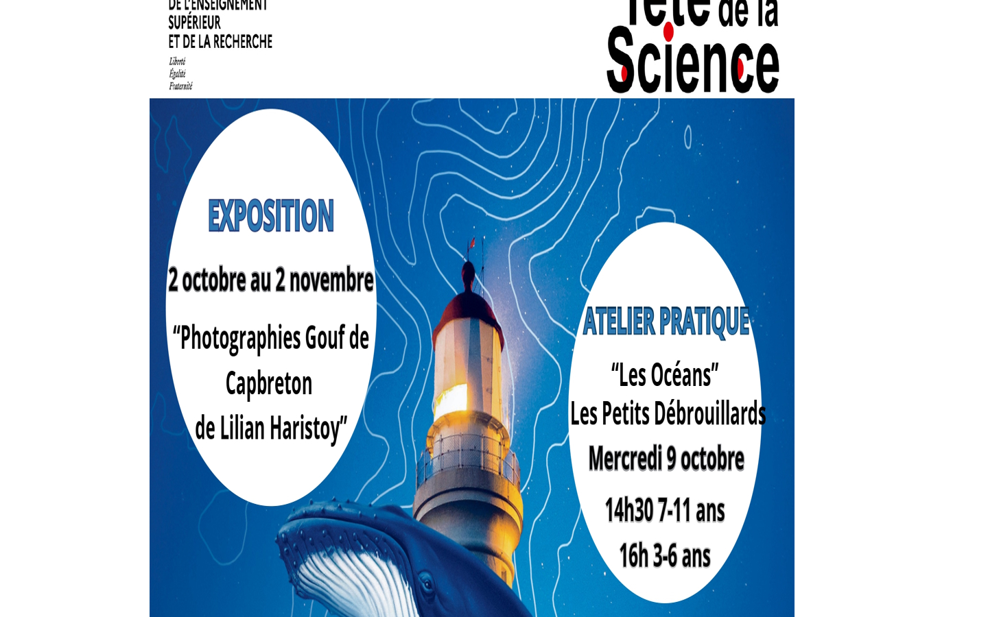 Fête de la science : atelier pratique "les océans"