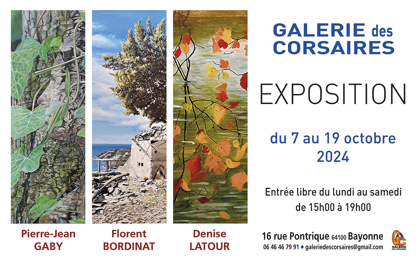 Exposition de Pierre-Jean Gaby, Florent Bordin ...