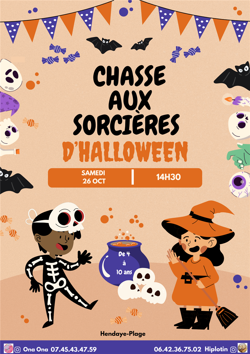 Chasse aux sorcières d'Halloween