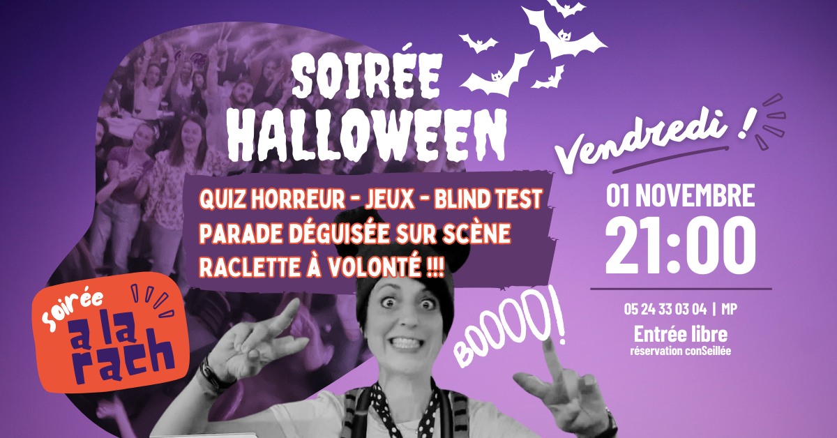 SOIRÉE RACLETTE & HALLOWEEN 👻