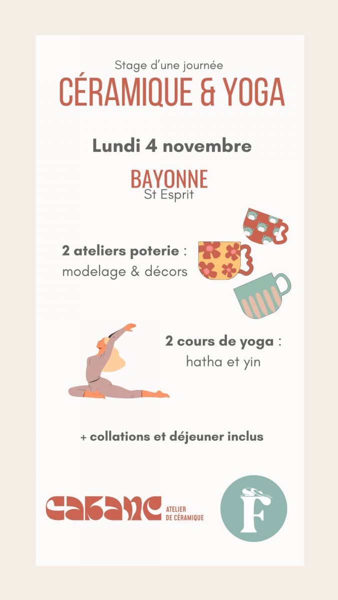 Journée Yoga et Poterie céramique Bayonne Sain ...