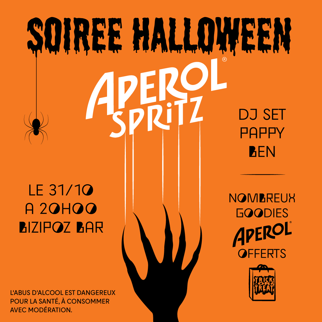 SOIREE HALLOWEEN PAR APEROL SPRITZ