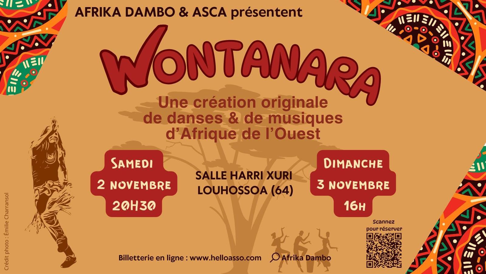 Spectacle de danses africaines "Wondanara"